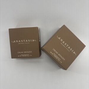 2 x NEW Anastasia Beverly Hills Cream Bronzer - Full Size - Hazelnut